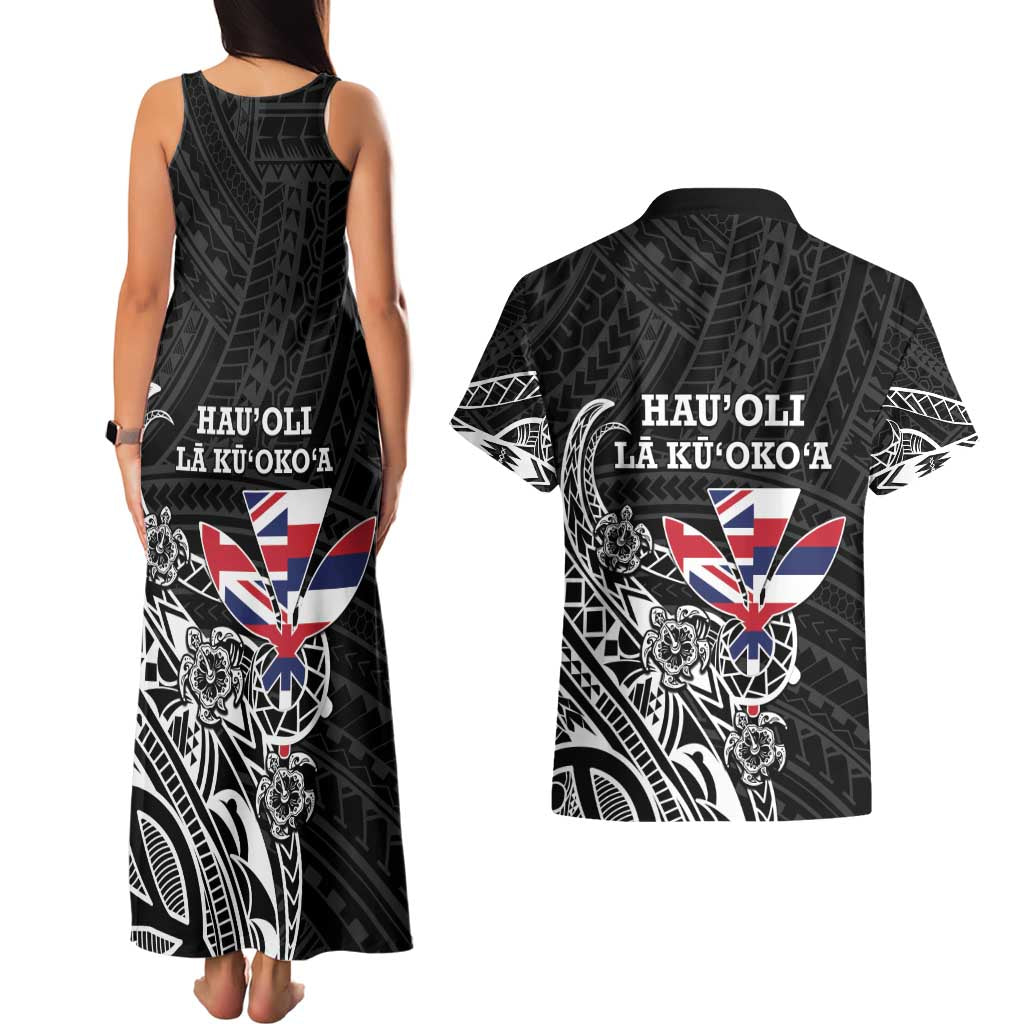 Hawaii November 28th Is My Independence Day Couples Matching Tank Maxi Dress and Hawaiian Shirt LT05 - Polynesian Pride