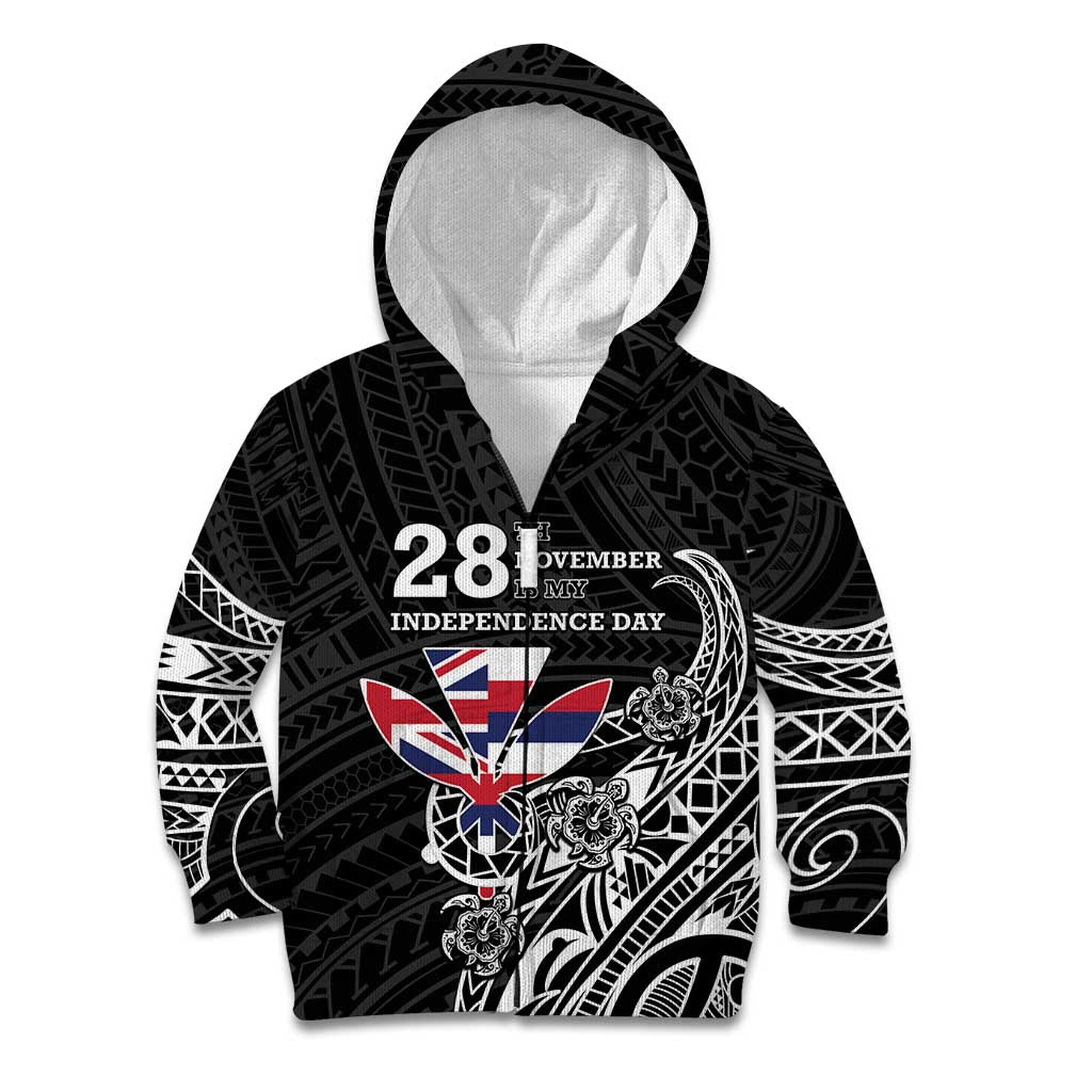 Hawaii November 28th Is My Independence Day Kid Hoodie