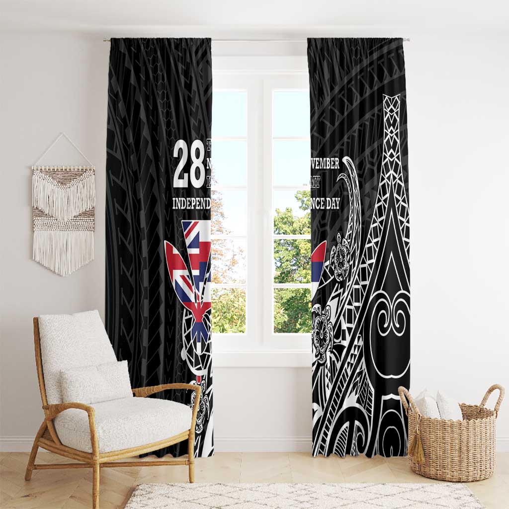 Hawaii November 28th Is My Independence Day Window Curtain LT05 - Polynesian Pride