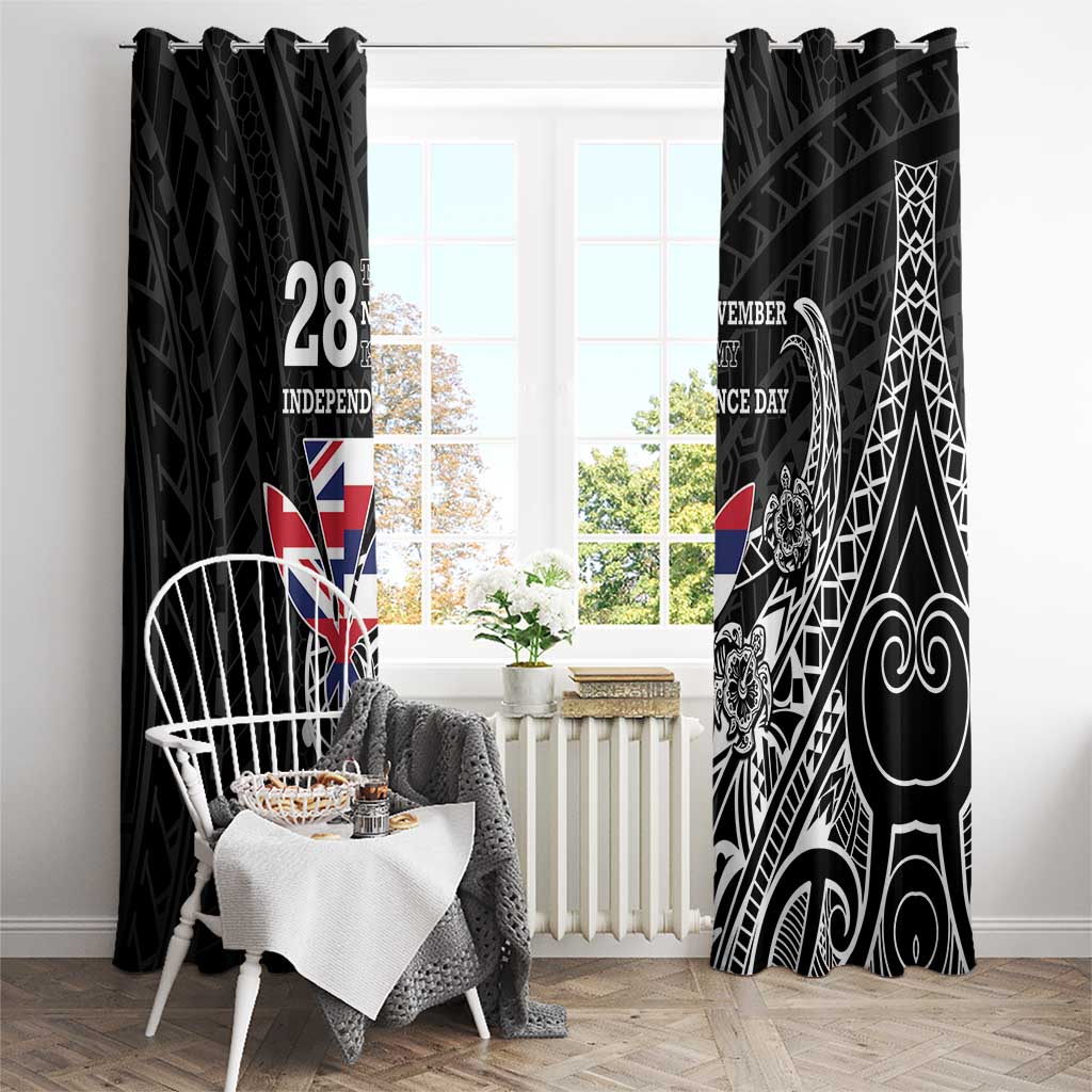 Hawaii November 28th Is My Independence Day Window Curtain LT05 - Polynesian Pride