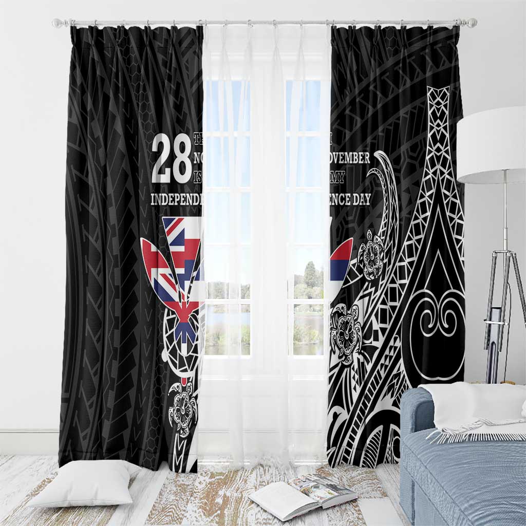 Hawaii November 28th Is My Independence Day Window Curtain LT05 - Polynesian Pride