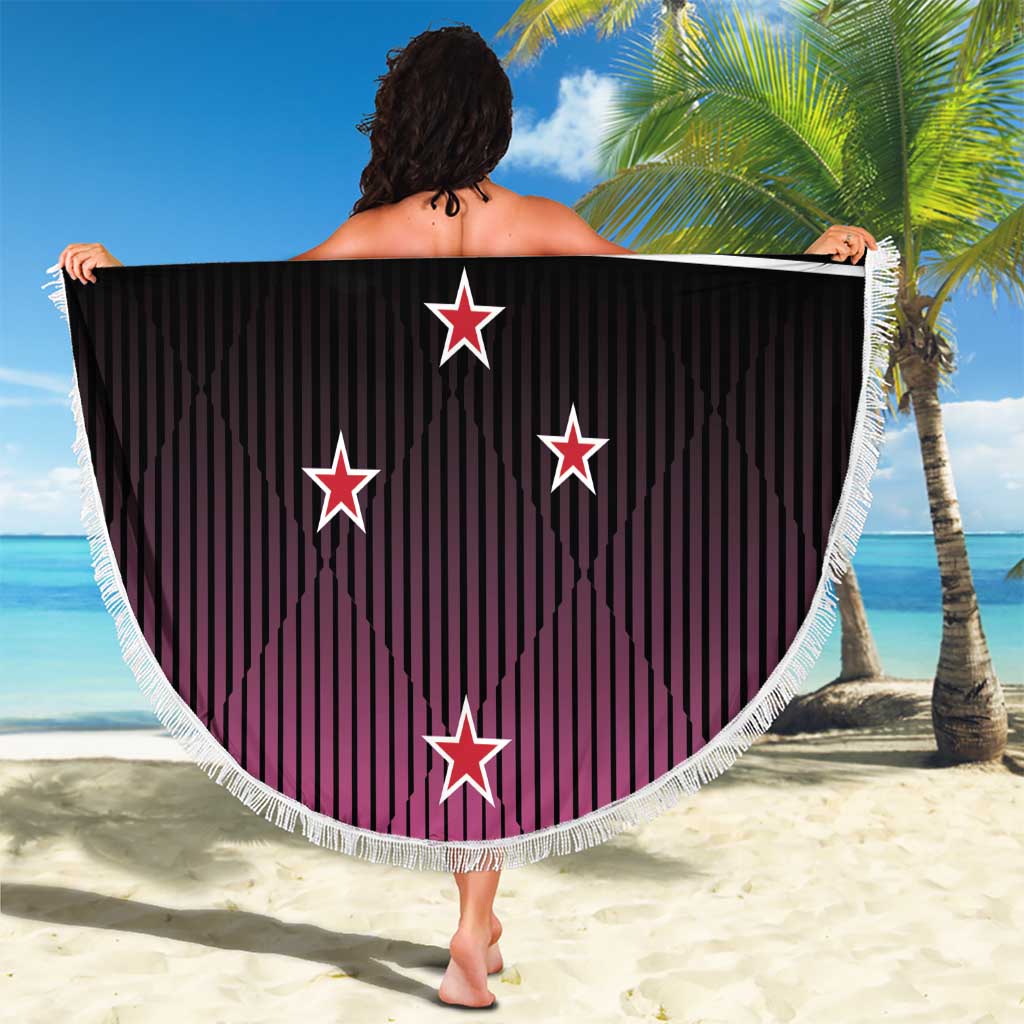 New Zealand Women Cricket Beach Blanket Pink Simple Style LT05 - Polynesian Pride