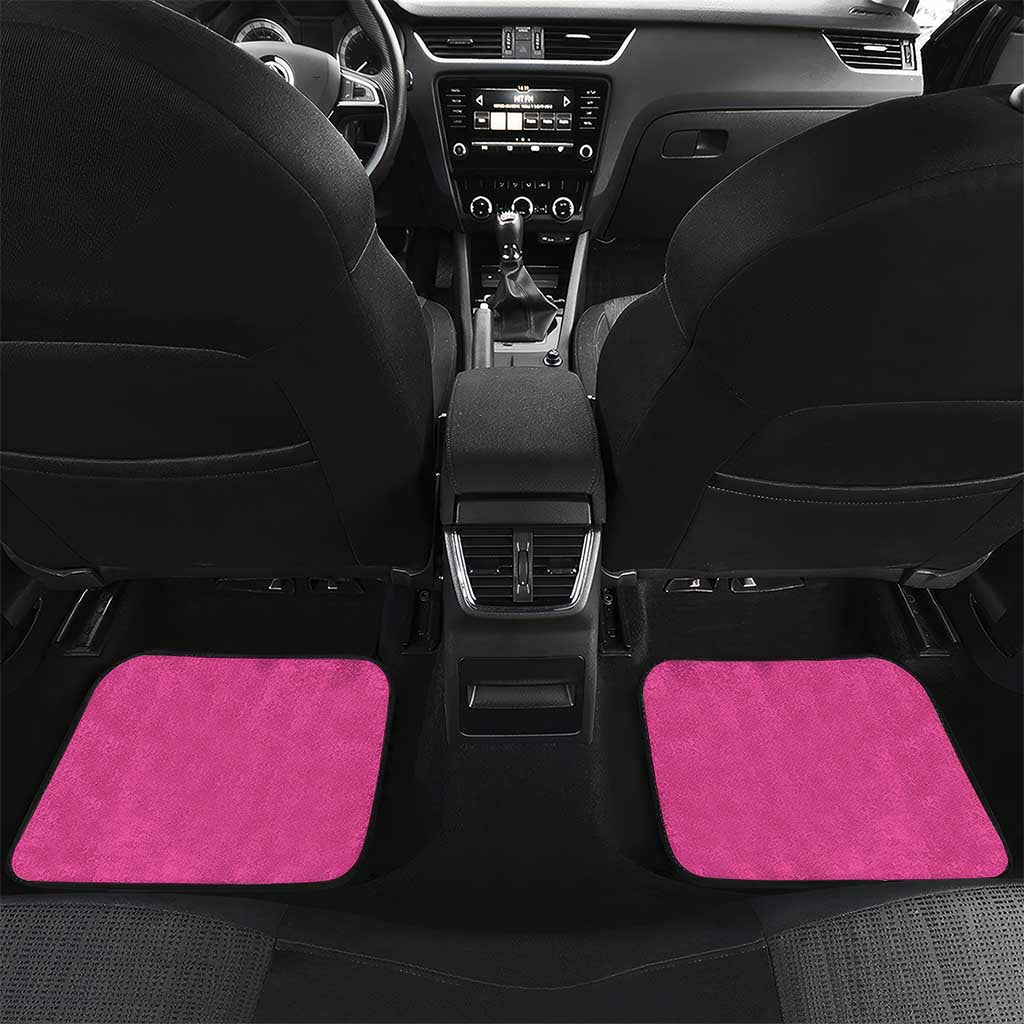 New Zealand Women Cricket Car Mats Pink Simple Style LT05 Set 2pcs - Back Pink - Polynesian Pride