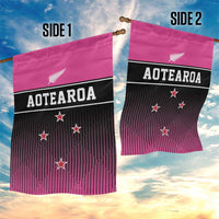 New Zealand Women Cricket Garden Flag Pink Simple Style LT05 - Polynesian Pride