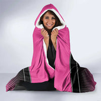 New Zealand Women Cricket Hooded Blanket Pink Simple Style LT05 - Polynesian Pride