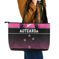 New Zealand Women Cricket Leather Tote Bag Pink Simple Style LT05 - Polynesian Pride