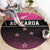 New Zealand Women Cricket Round Carpet Pink Simple Style