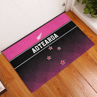 New Zealand Women Cricket Rubber Doormat Pink Simple Style LT05 - Polynesian Pride