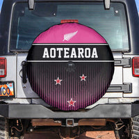 New Zealand Women Cricket Spare Tire Cover Pink Simple Style LT05 Pink - Polynesian Pride
