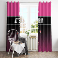 New Zealand Women Cricket Window Curtain Pink Simple Style LT05 - Polynesian Pride