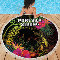Vanuatu Beach Blanket Be Strong Pray For Port Vila LT05 - Polynesian Pride