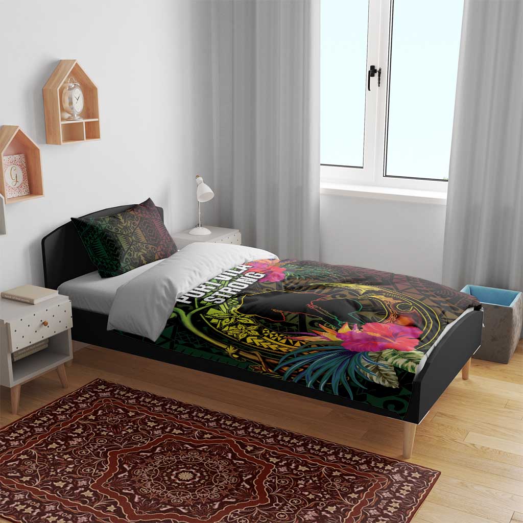 Vanuatu Bedding Set Be Strong Pray For Port Vila