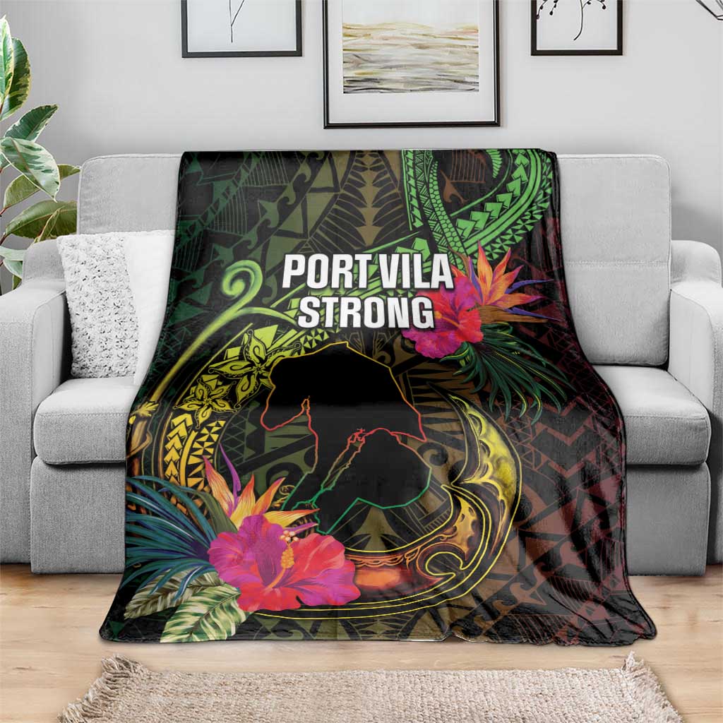 Vanuatu Blanket Be Strong Pray For Port Vila LT05 - Polynesian Pride
