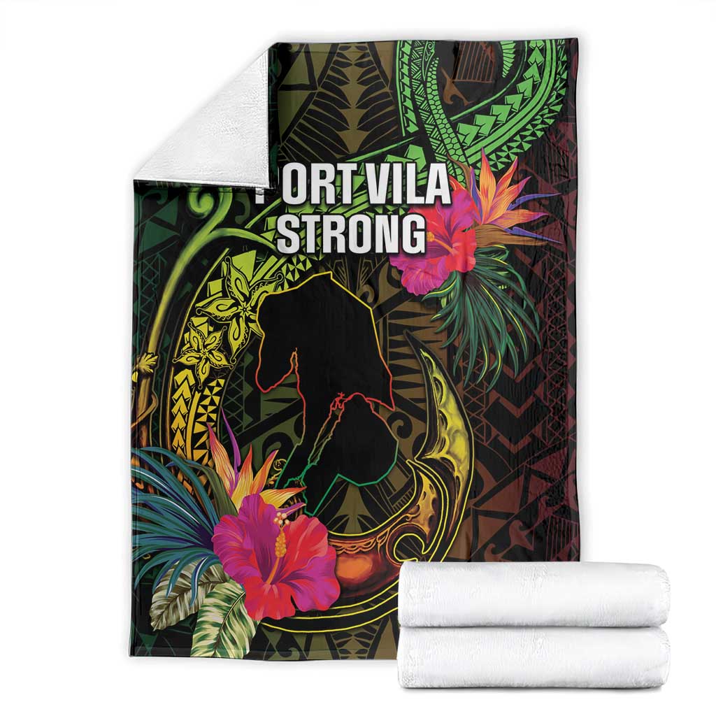 Vanuatu Blanket Be Strong Pray For Port Vila LT05 - Polynesian Pride