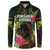 Vanuatu Button Sweatshirt Be Strong Pray For Port Vila