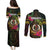 Vanuatu Couples Matching Puletasi and Long Sleeve Button Shirt Be Strong Pray For Port Vila