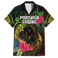 Vanuatu Hawaiian Shirt Be Strong Pray For Port Vila LT05 Black - Polynesian Pride
