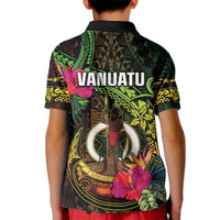 Vanuatu Kid Polo Shirt Be Strong Pray For Port Vila