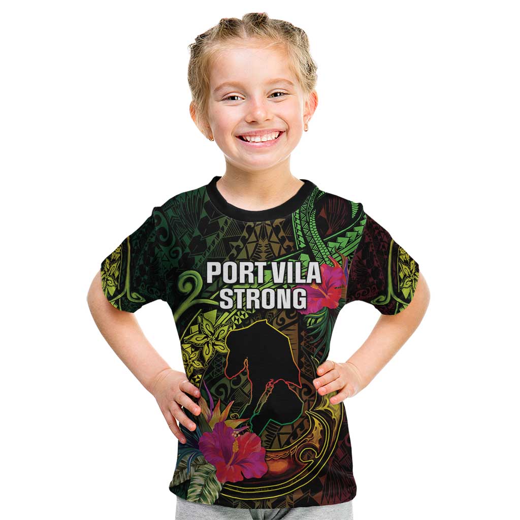 Vanuatu Kid T Shirt Be Strong Pray For Port Vila