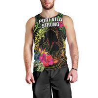 Vanuatu Men Tank Top Be Strong Pray For Port Vila LT05 - Polynesian Pride