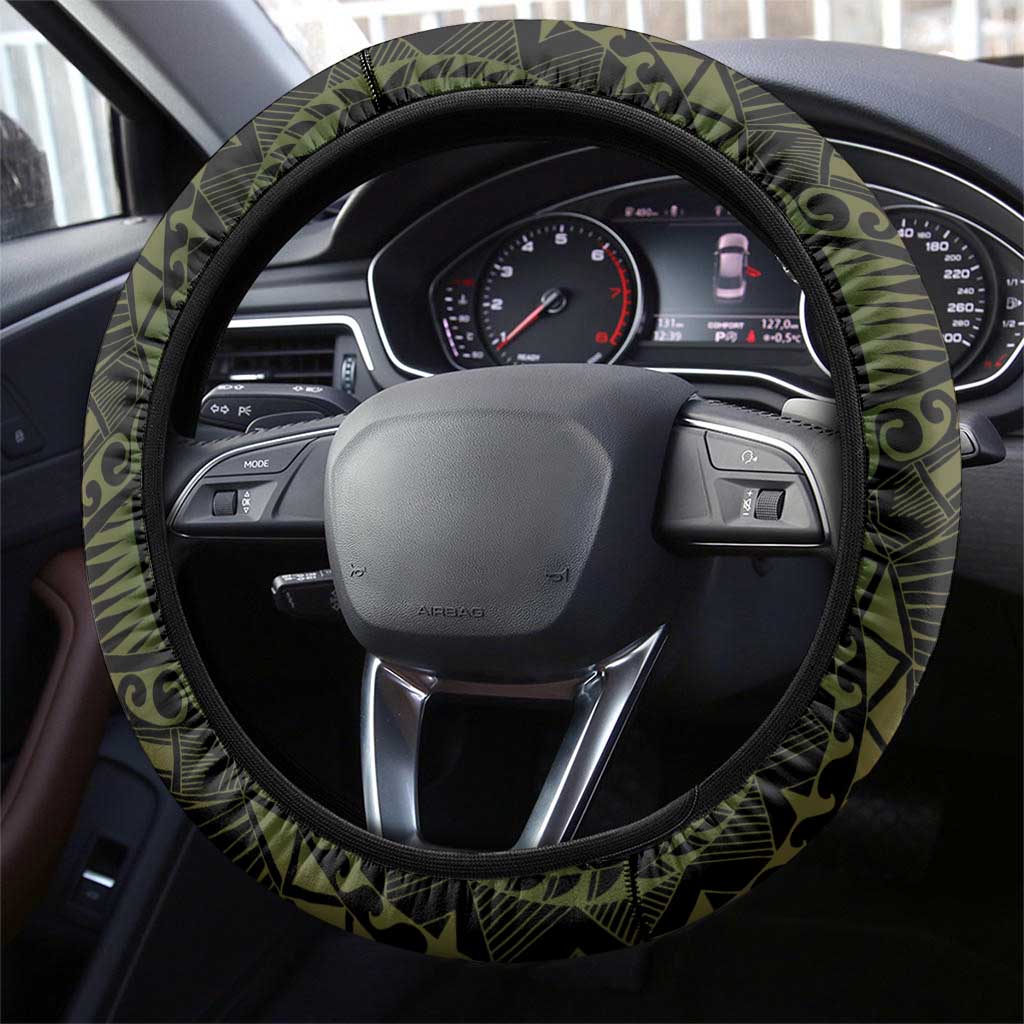 Vanuatu Steering Wheel Cover Be Strong Pray For Port Vila LT05 - Polynesian Pride