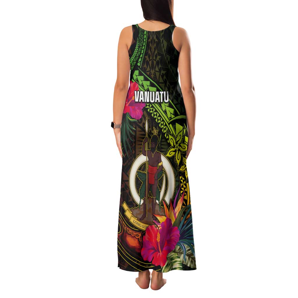 Vanuatu Tank Maxi Dress Be Strong Pray For Port Vila