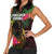 Vanuatu Women Sleeveless Polo Shirt Be Strong Pray For Port Vila