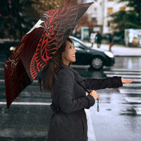 Hawaii and Japan Together Umbrella Polynesian Art Tattoo With Cranes And Sakura LT05 - Polynesian Pride