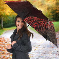 Hawaii and Japan Together Umbrella Polynesian Art Tattoo With Cranes And Sakura LT05 - Polynesian Pride
