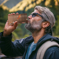 Hawaii And Japan 4 in 1 Can Cooler Tumbler Plumeria Lei With Koi Fish Beige - Polynesian Pride