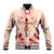 Siva Samoa Baseball Jacket Samoan Taupou With Polynesian Pattern LT05 Unisex Beige - Polynesian Pride