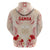 Siva Samoa Hoodie Samoan Taupou With Polynesian Pattern LT05 - Polynesian Pride