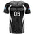 Custom Fiji Rugby T Shirt Fijian Warrior Black