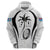 Custom Fiji Rugby Hoodie Fijian Warrior White