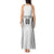 Custom Fiji Rugby Tank Maxi Dress Fijian Warrior White