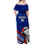 Custom Samoa Rugby Off Shoulder Maxi Dress Manuma Ptilinopus Perousii