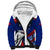 Custom Samoa Rugby Sherpa Hoodie Manuma Ptilinopus Perousii