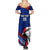 Custom Samoa Rugby Summer Maxi Dress Manuma Ptilinopus Perousii