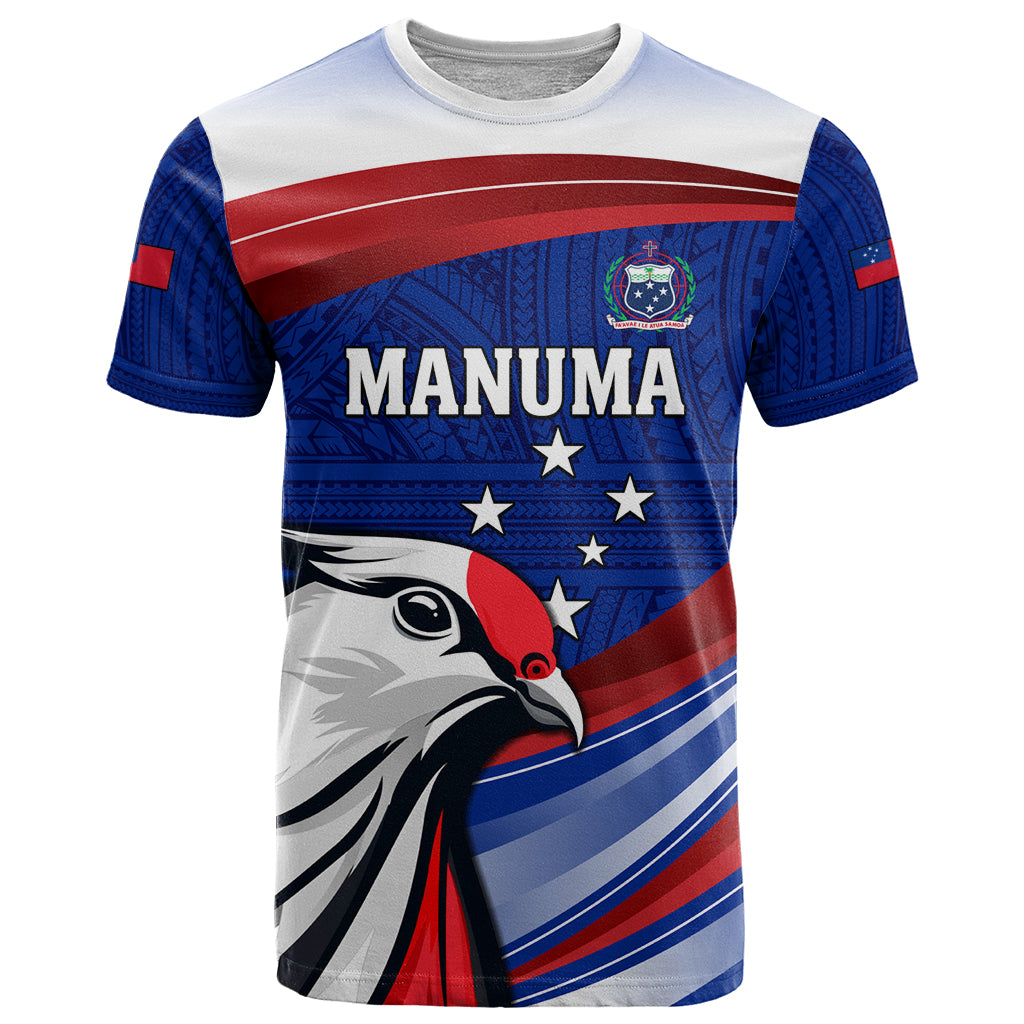 Custom Samoa Rugby T Shirt Manuma Ptilinopus Perousii