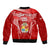 Custom Tonga Rugby Bomber Jacket Kupesi Ngatu Pattern