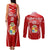 Custom Tonga Rugby Couples Matching Tank Maxi Dress and Long Sleeve Button Shirt Kupesi Ngatu Pattern