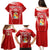 Custom Tonga Rugby Family Matching Puletasi and Hawaiian Shirt Kupesi Ngatu Pattern