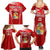 Custom Tonga Rugby Family Matching Summer Maxi Dress and Hawaiian Shirt Kupesi Ngatu Pattern