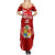 Custom Tonga Rugby Family Matching Summer Maxi Dress and Hawaiian Shirt Kupesi Ngatu Pattern