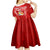 Custom Tonga Rugby Kid Short Sleeve Dress Kupesi Ngatu Pattern