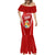 Custom Tonga Rugby Mermaid Dress Kupesi Ngatu Pattern