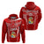 Custom Tonga Rugby Zip Hoodie Kupesi Ngatu Pattern