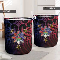 Haiti Philippines Laundry Basket Haitian Coat Of Arms With Filipino Sun LT05 - Polynesian Pride