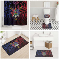Haiti Philippines Bathroom Set Haitian Coat Of Arms With Filipino Sun LT05 - Polynesian Pride