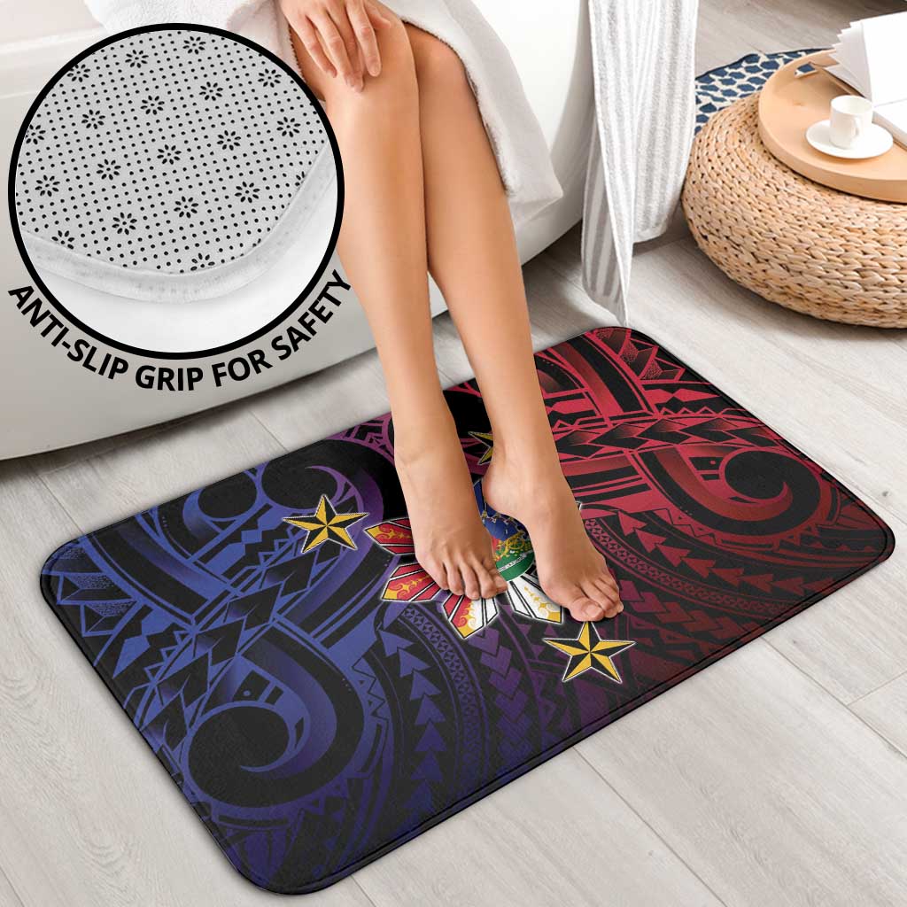 Haiti Philippines Bathroom Set Haitian Coat Of Arms With Filipino Sun LT05 - Polynesian Pride